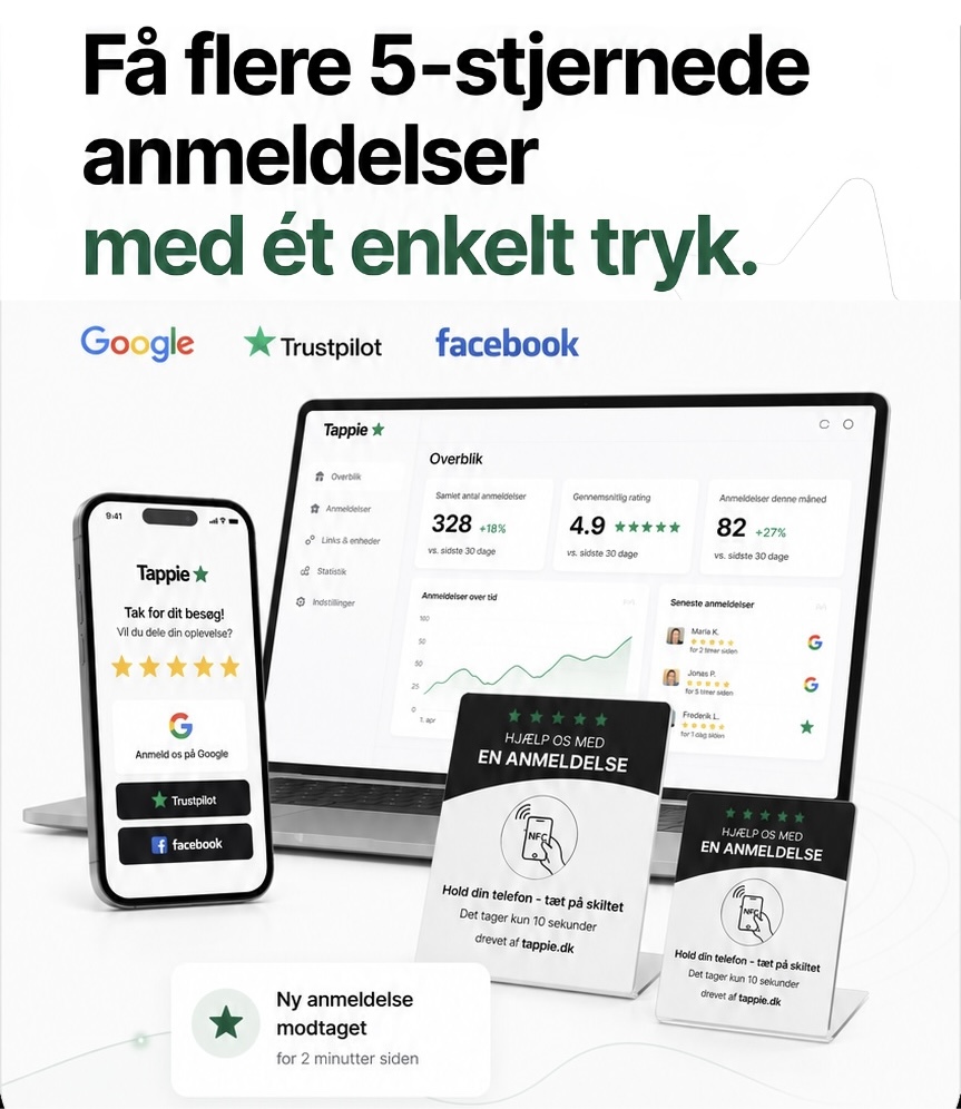 Tappie – Få flere 5-stjernede anmeldelser med ét enkelt tryk